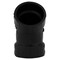Charlotte Pipe And Foundry Charlotte Pipe 1-1/2 in. Hub X 1-1/2 in. D Hub ABS 45 Degree Elbow ABS003210600 - alternate 2